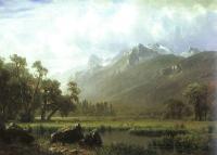 Bierstadt, Albert - The Sierras near Lake Tahoe, California